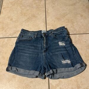 Abound high rise jeans shorts